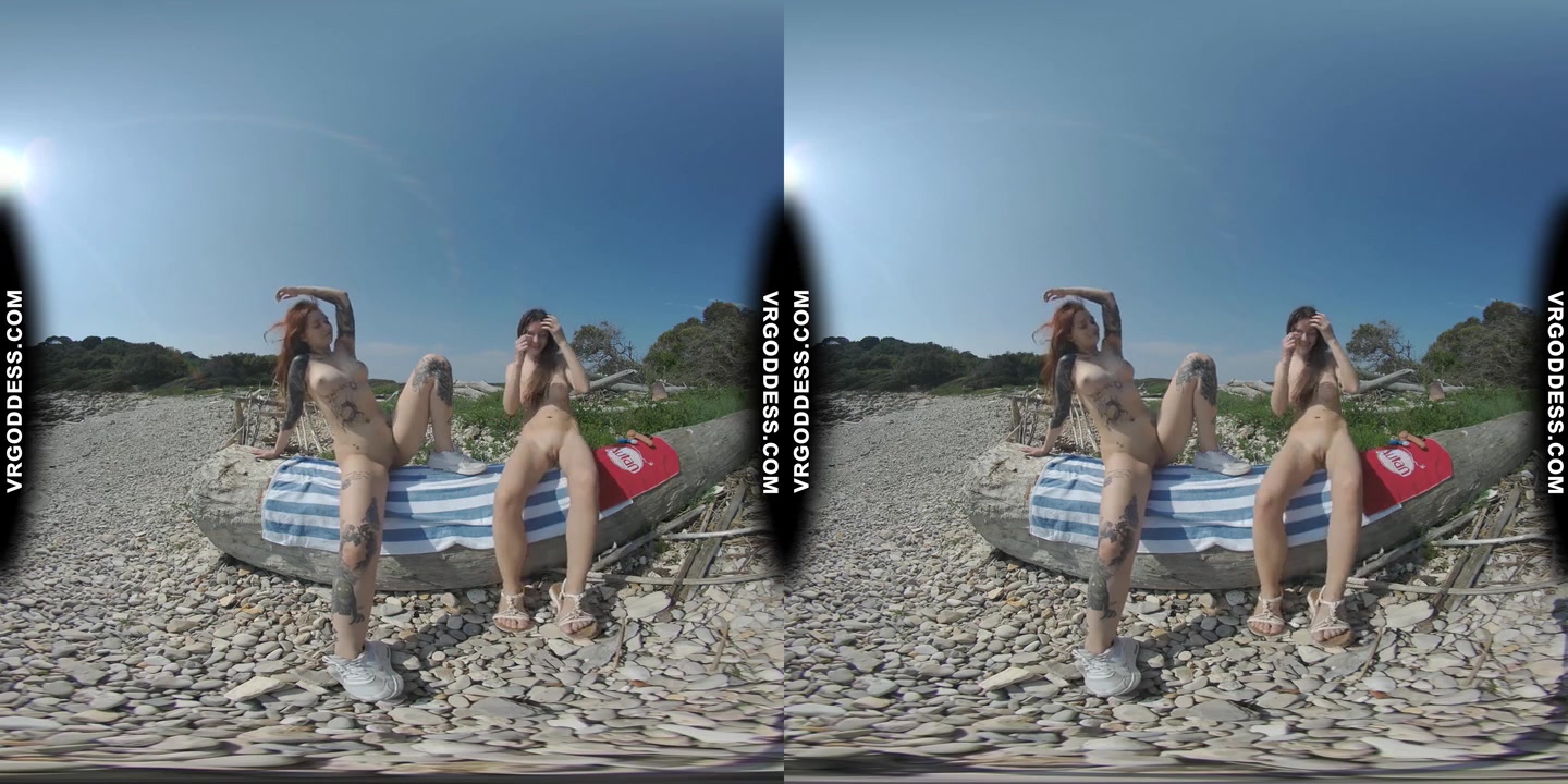 Cheri And Rebeka Ruby Masturbating Outdoors On Deserted Adriatic Island Tribal Nude Beach Girls