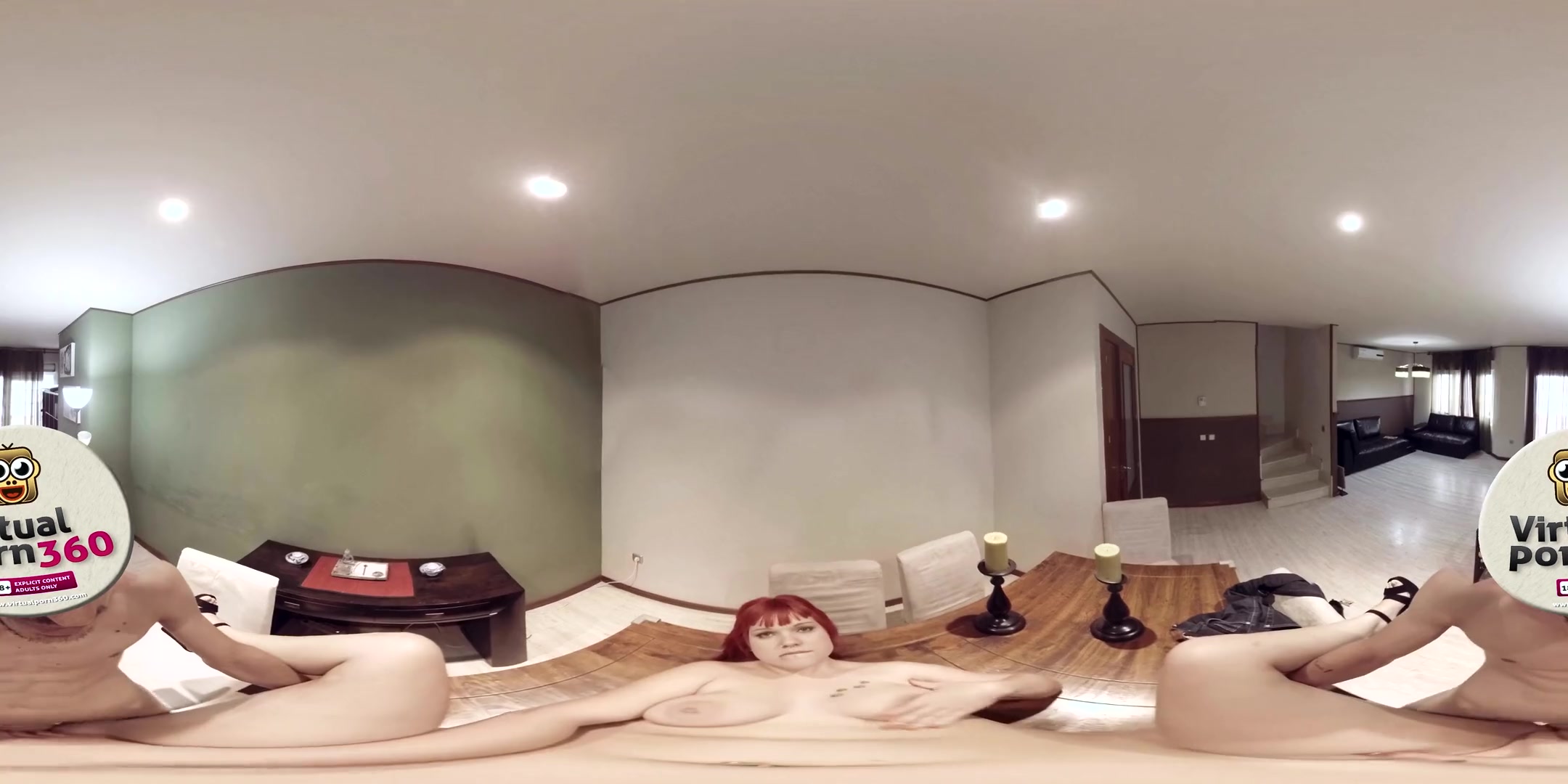Mey Max in Redhead May Fucked on the Table - VirtualPorn360