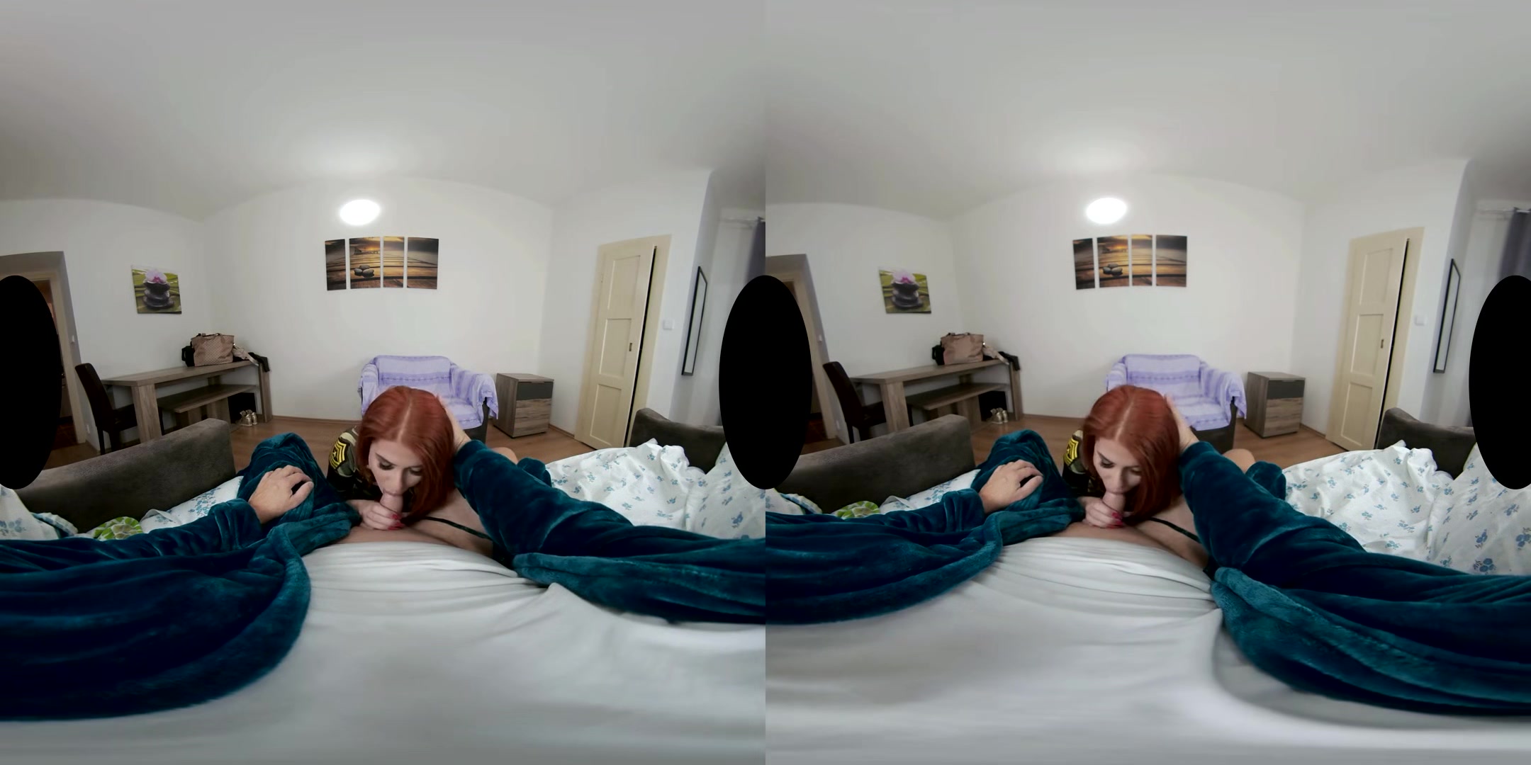 Gia Tvoricelli: The Paratrooper - Redhead Lapdance and Blowjob