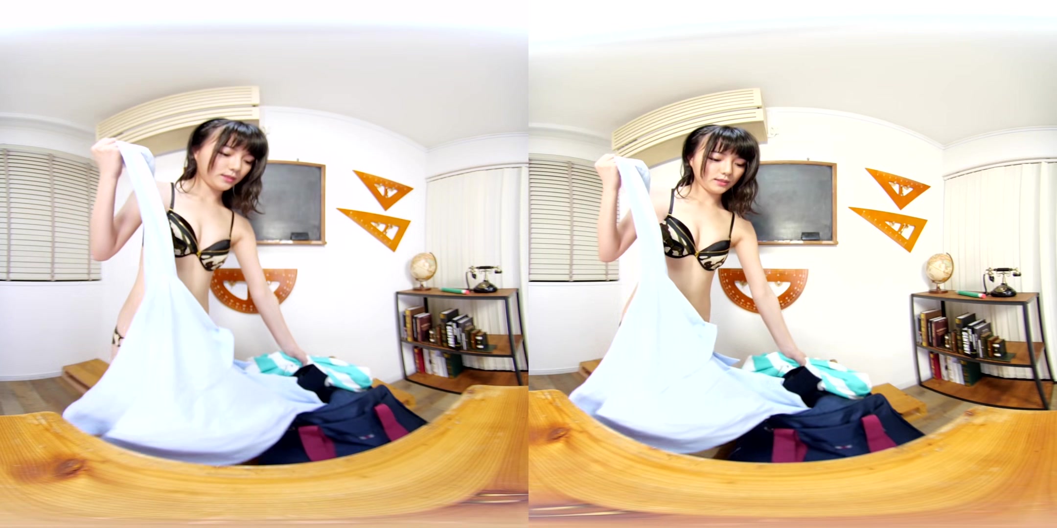 Two People Take Tsubasa Hazuki After School - Asian Teen Bikini Tease