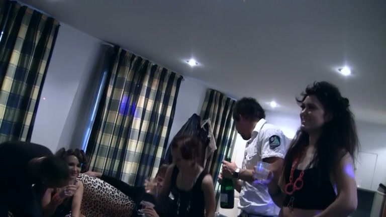 student 18+ disco with group sex and the sea of jism