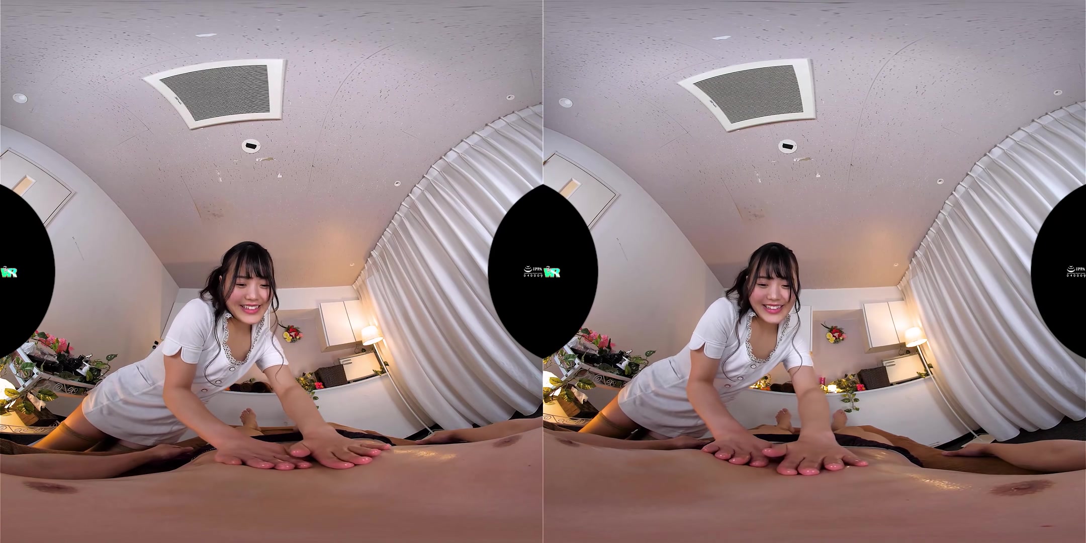 Maina Miura - Using an Aphrosidiac on the Busty Masseuse at the Massage Parlor - KoalaVR