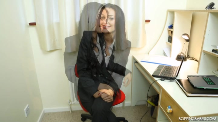Tanya - Naked In The Office - BoppingBabes