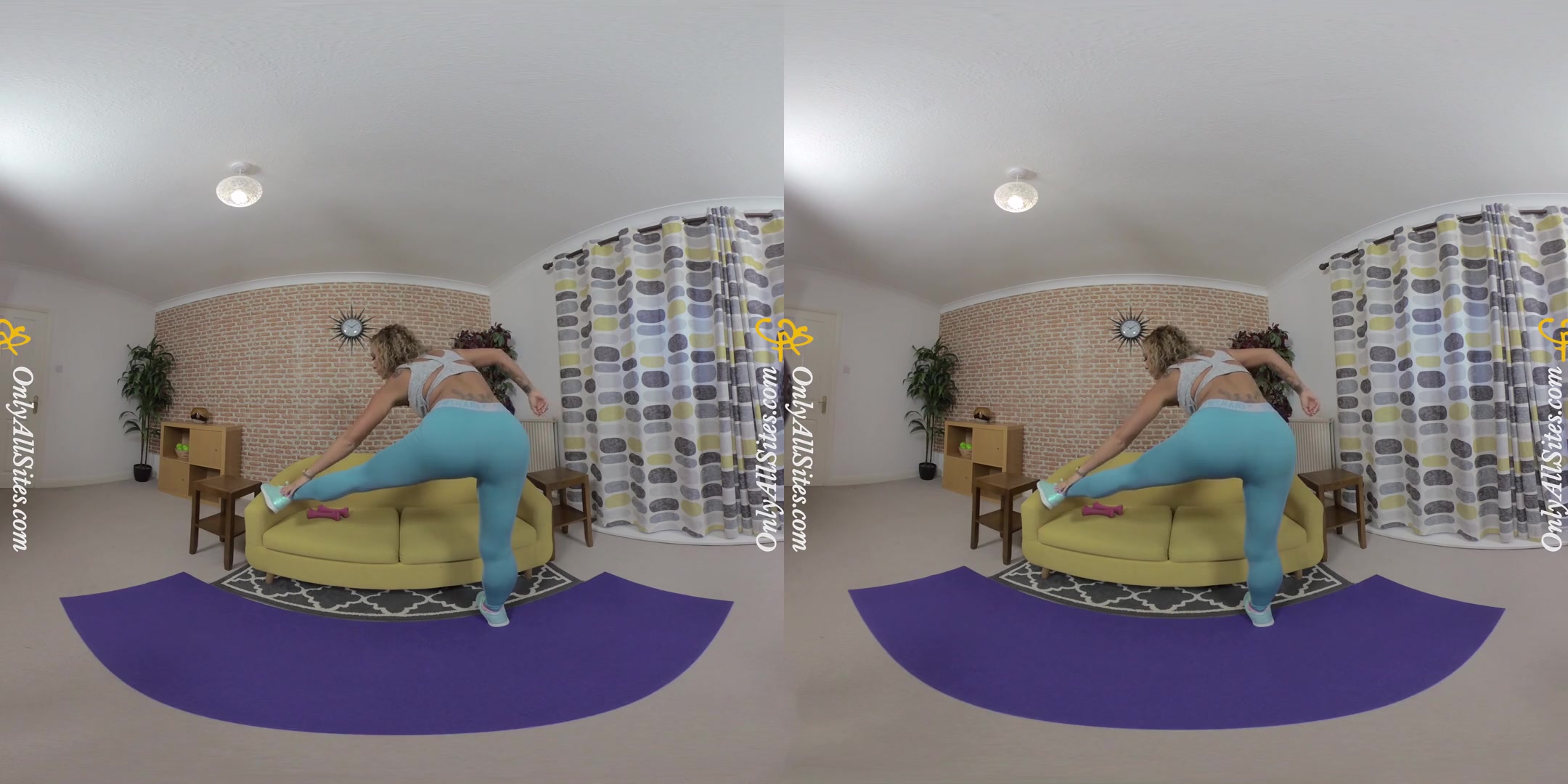 Natalia Forrest - Gym; Busty teen 18+ in Workout Clothes Stripping