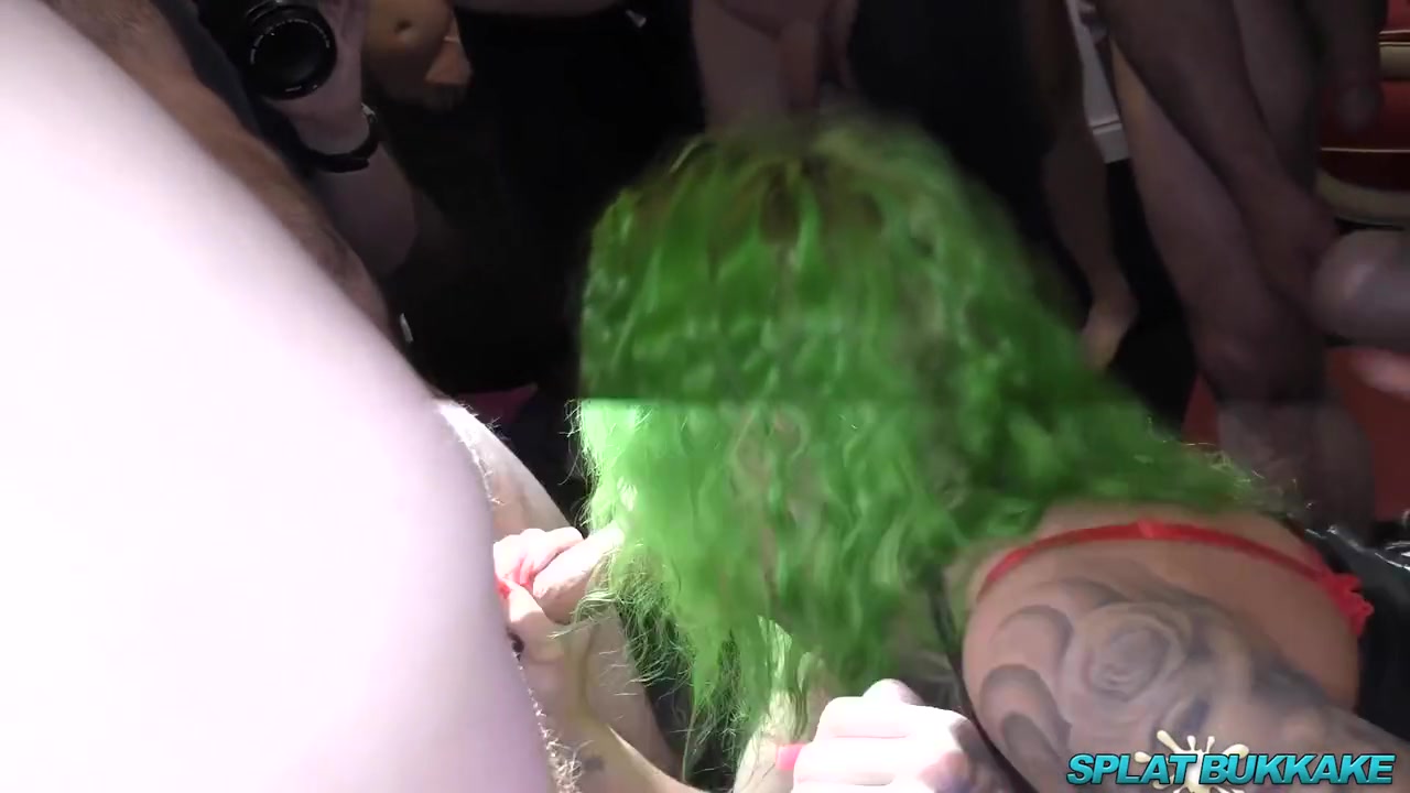 Phoenix Madina In Gorgeous Inked Slut Sucks Cock And Takes Some Massive Facials In A Sex Club Bukkake