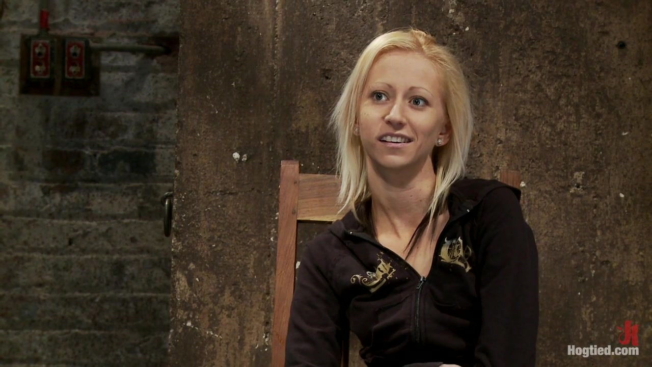 Hot Flexible Blond Suffers A Category 5 Suspension. Anal Hook, Heavy Nipple Weights, Made To Cum. - HogTied