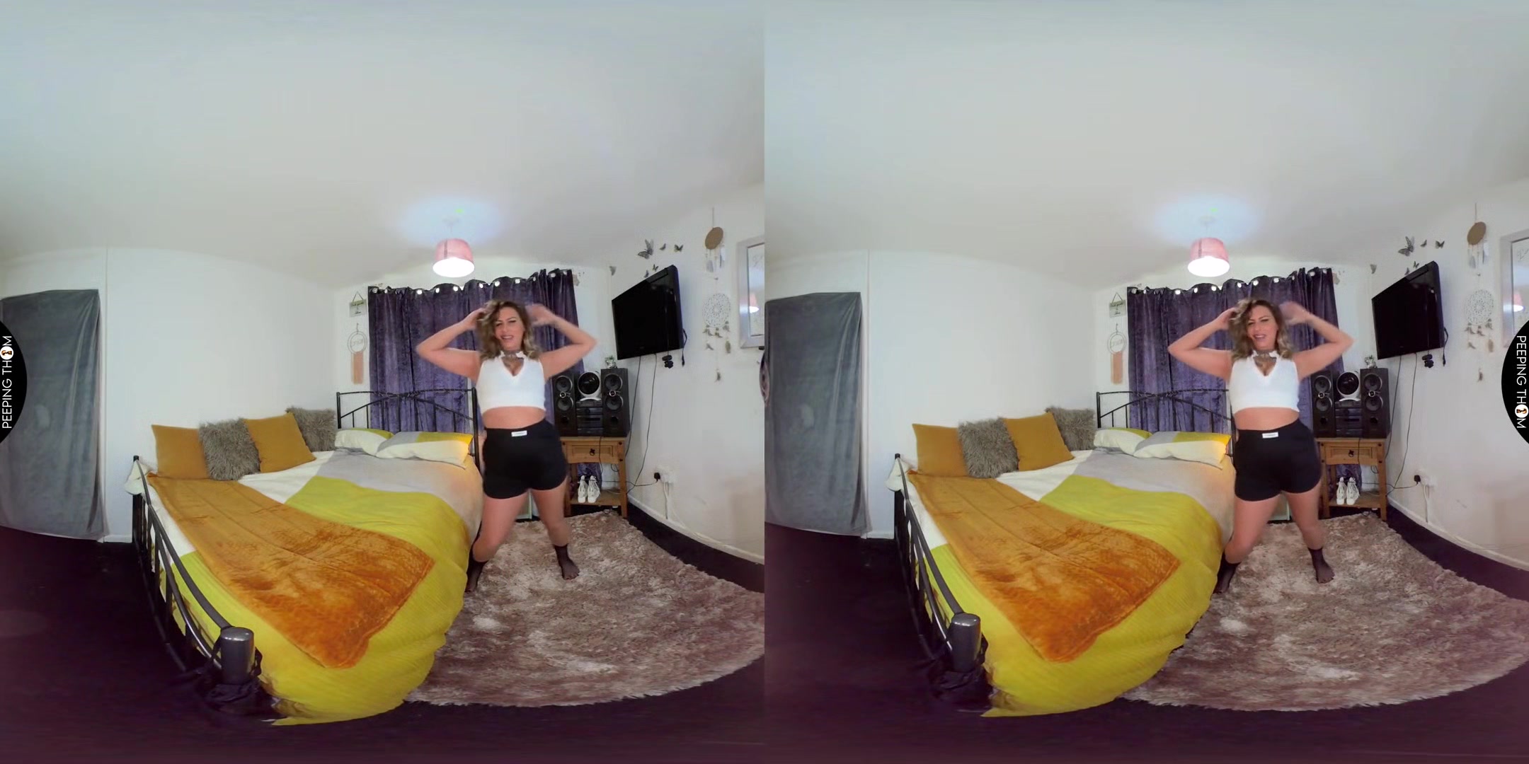 Ebony Louise - Teen Squirter; Amateur Babe Solo Striptease and Masturbation