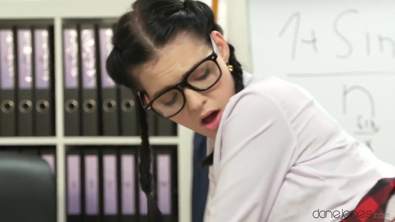 Skinny Makes Love With Her Teacher With Anie Darling And Lutro Steel