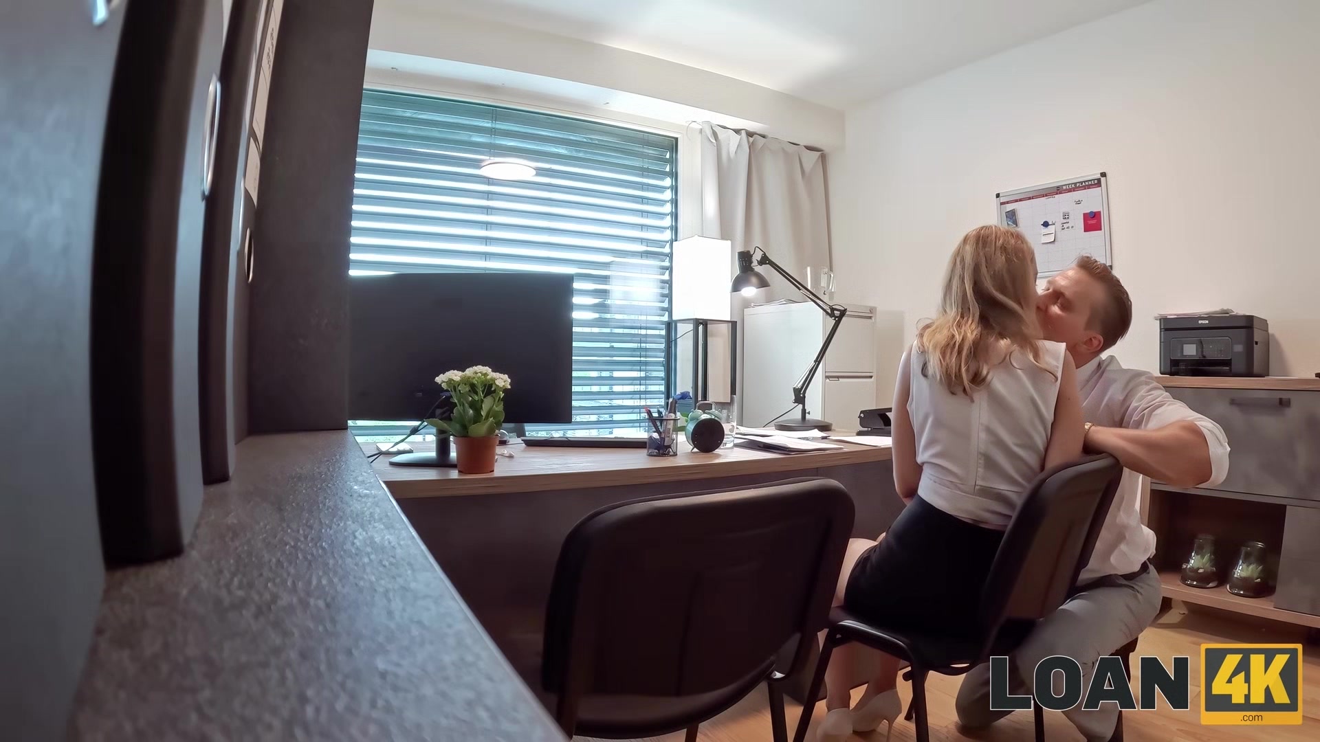 LOAN4K. Blonde babe came to get a loan and got a huge cock in her mouth instead