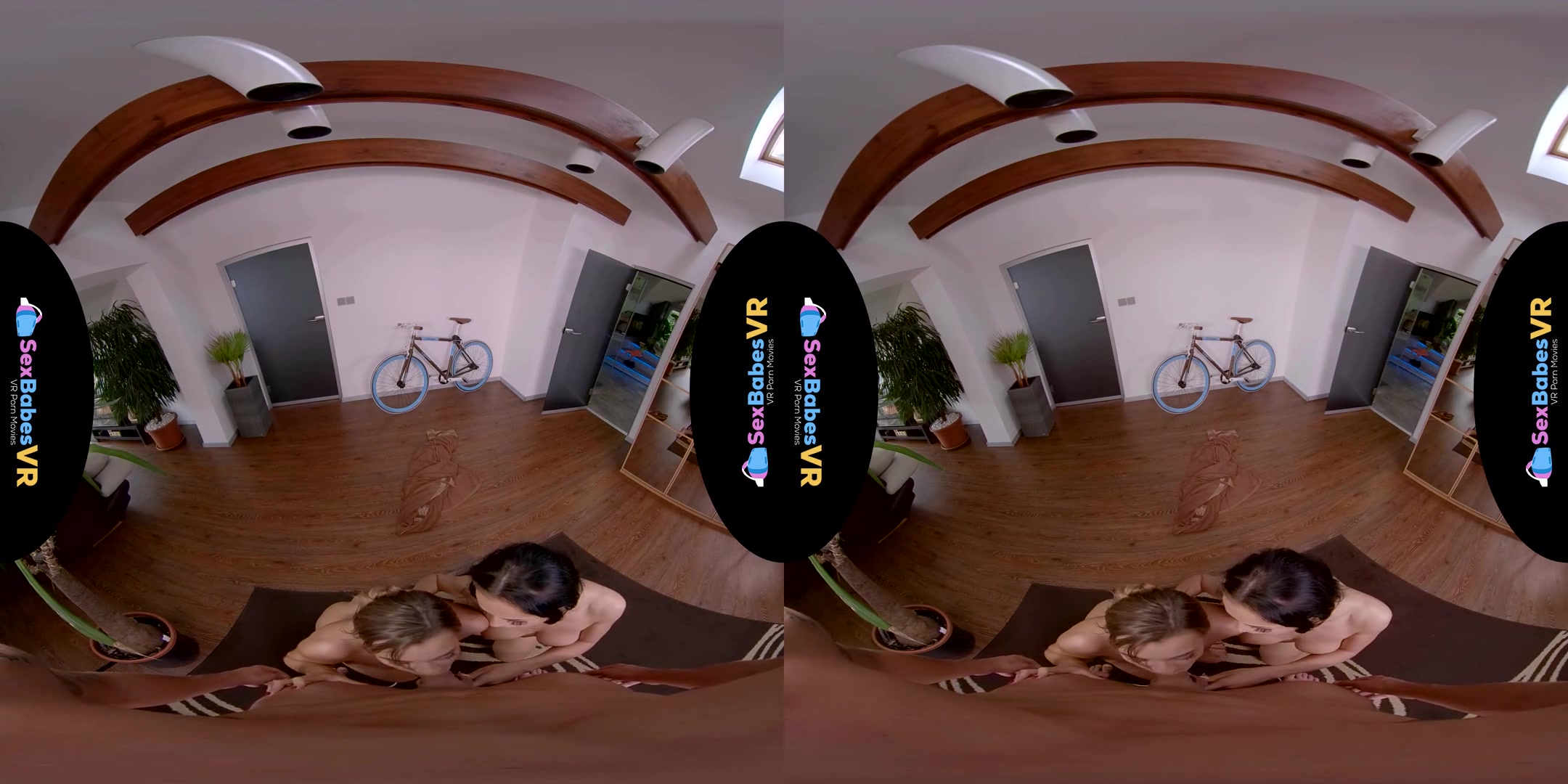 Josephine & Nicole Love in Threes Company - SexBabesVR