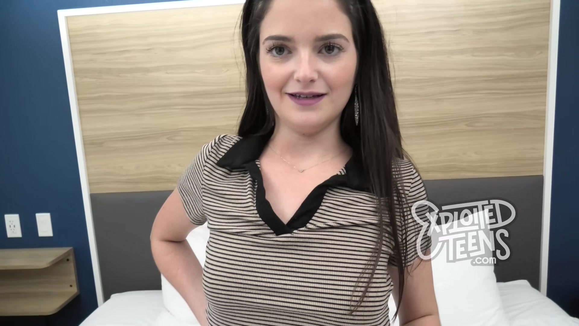 HOT brunette teen 18+ stars in this POV fuck video