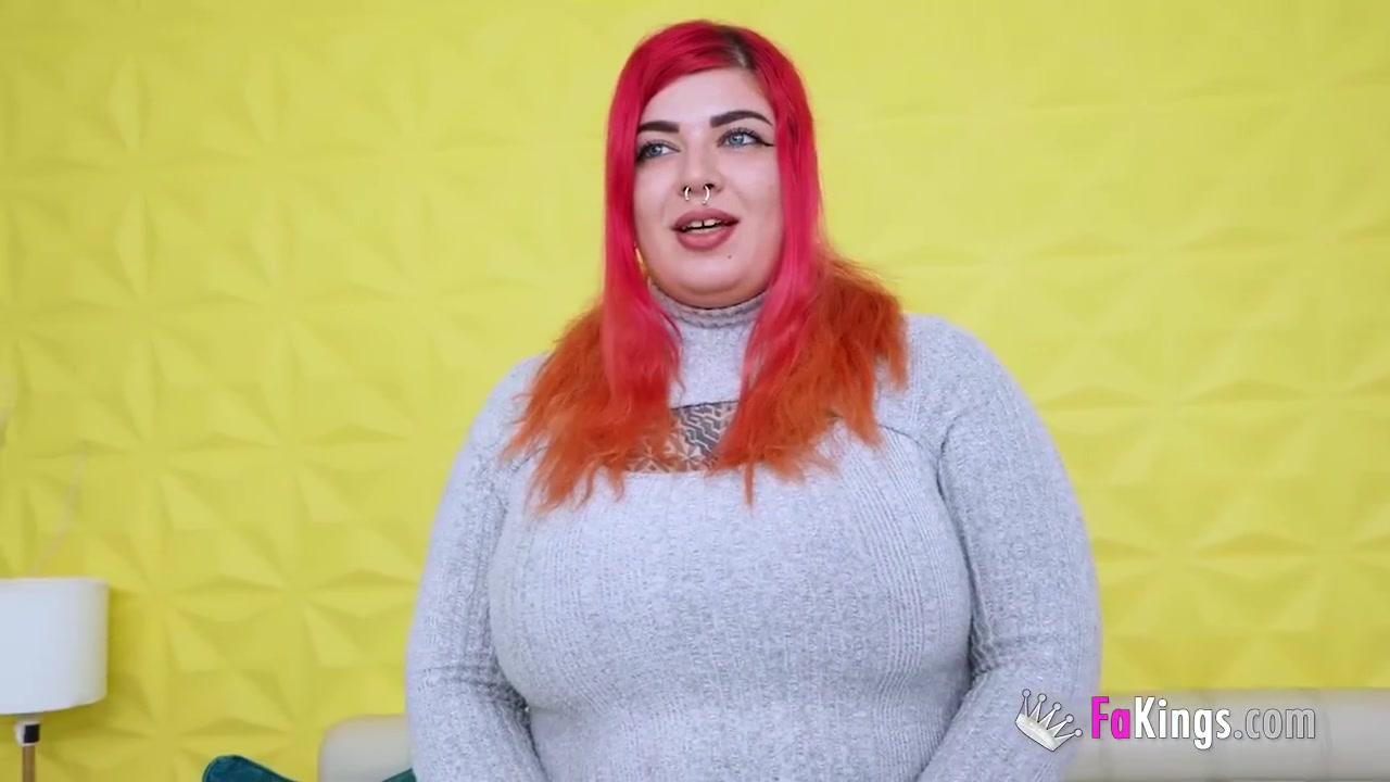 Amazing Bbw Redhead Leia Saez Is Desperate For Don Jorges Old Cock!