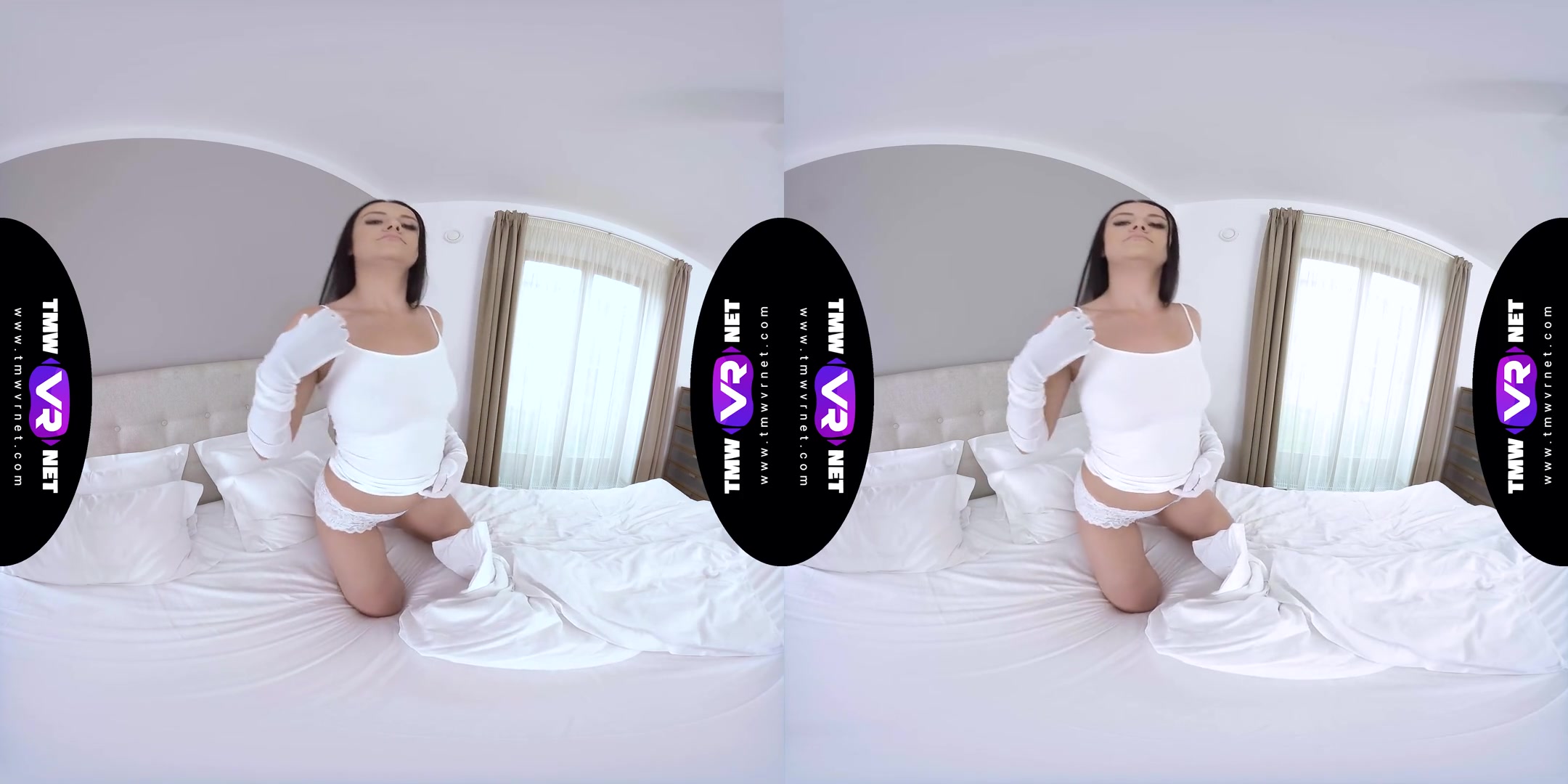 Hand In Glove Intensifies Orgasm - Classy Young Babe Solo Masturbation