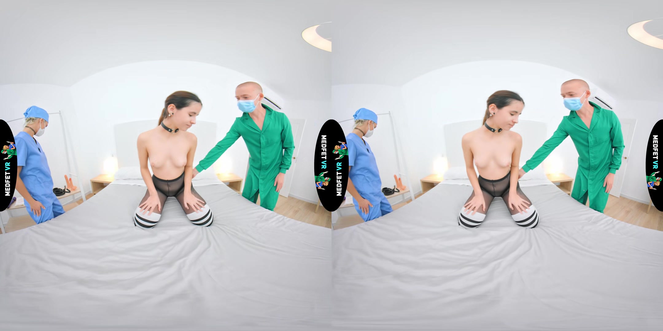 College 18yo Teen Fucked By Nurse And Doctor