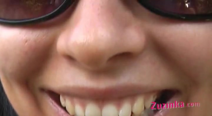 Sexy plays in the field with Zuzinka