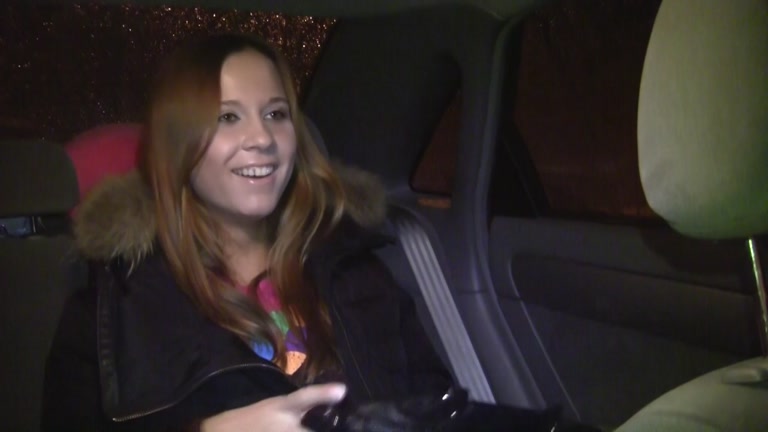 Hot pickup sex in the moving car