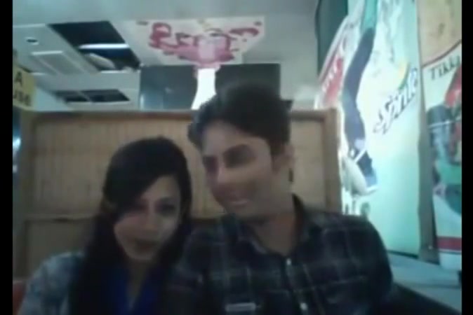 Bangladeshi bf gf in restaurant 1
