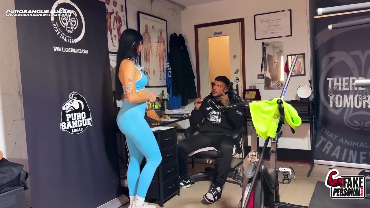 A Gorgeous Latina Teen 18+ With A Big Ass Fucks Her Personal Trainer With Latina Gorgeous And Yenifer Chacon