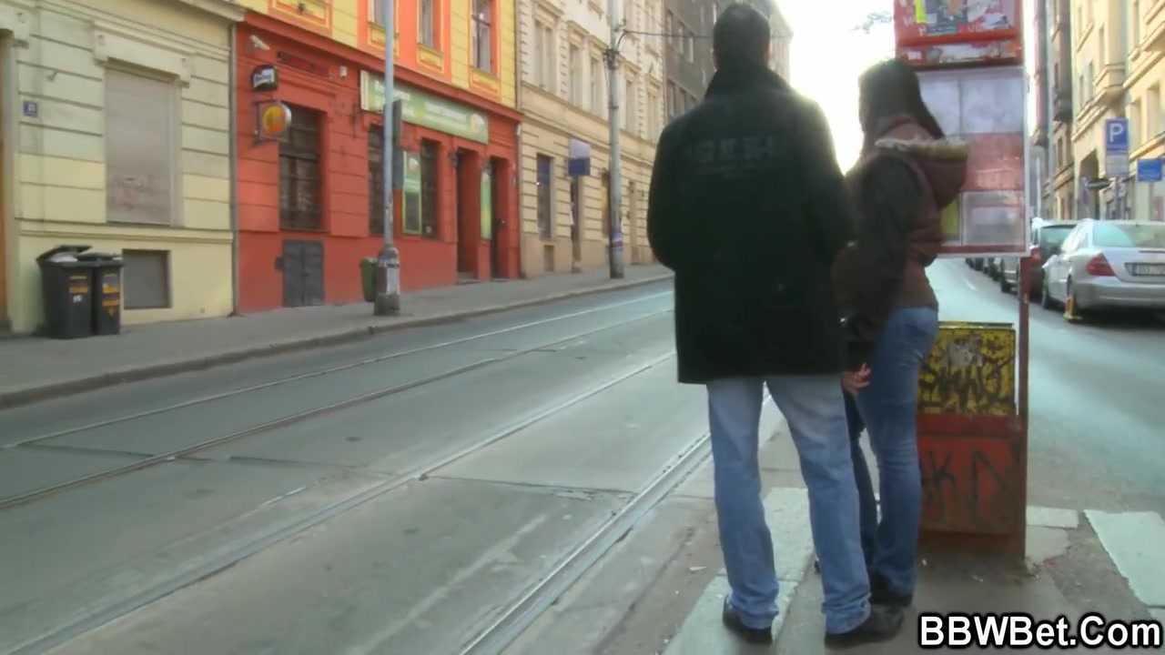 He Picks Up Bbw On The Street And Fucks