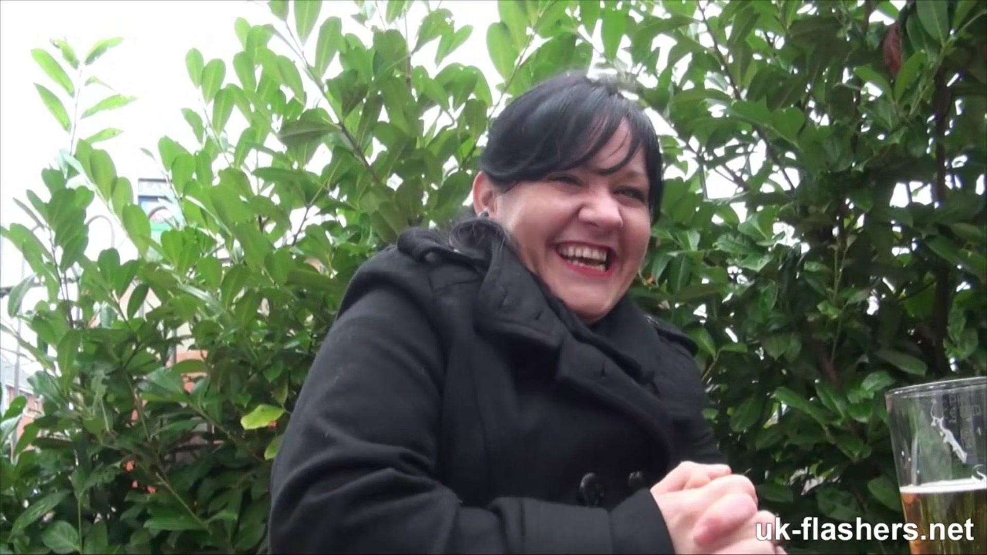 I’ve Never Done This Before! This is so EXCITING! Andrea Pissing & Flashing for UK-Flashers