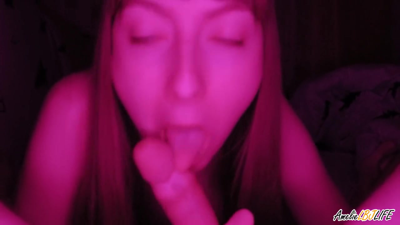 Girlfriend Sensually Sucks Classmates Cock And Gets Hot Cum