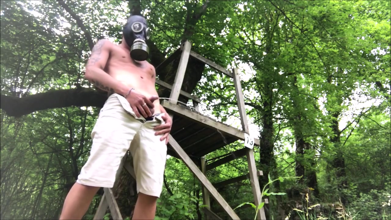 Spray My Cum And Piss In Forest