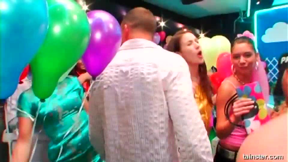 Naughty club sex dolls fucking in public