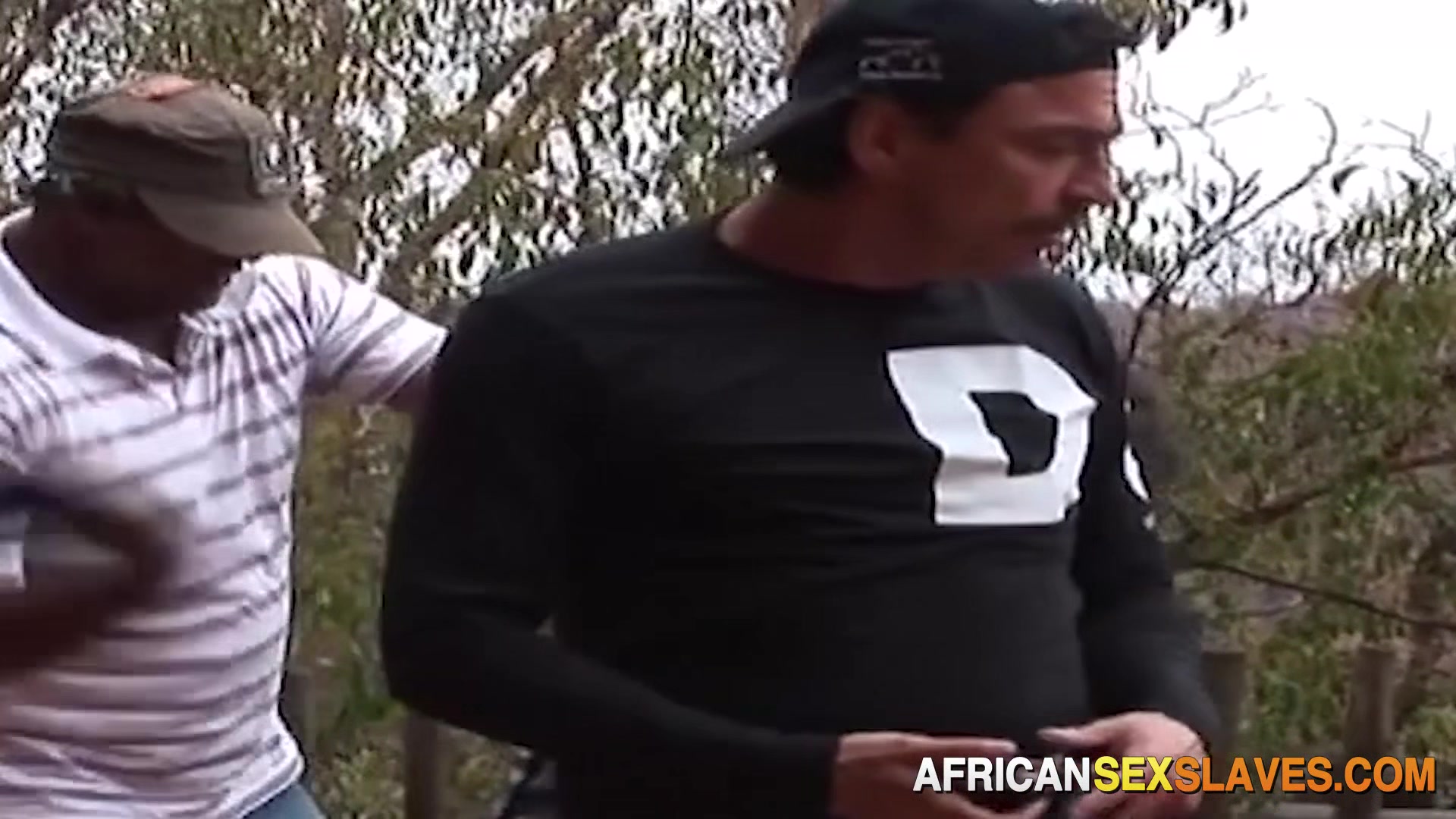 Black Sex Subordinate Get Disciplined Outdoor BDSM Style