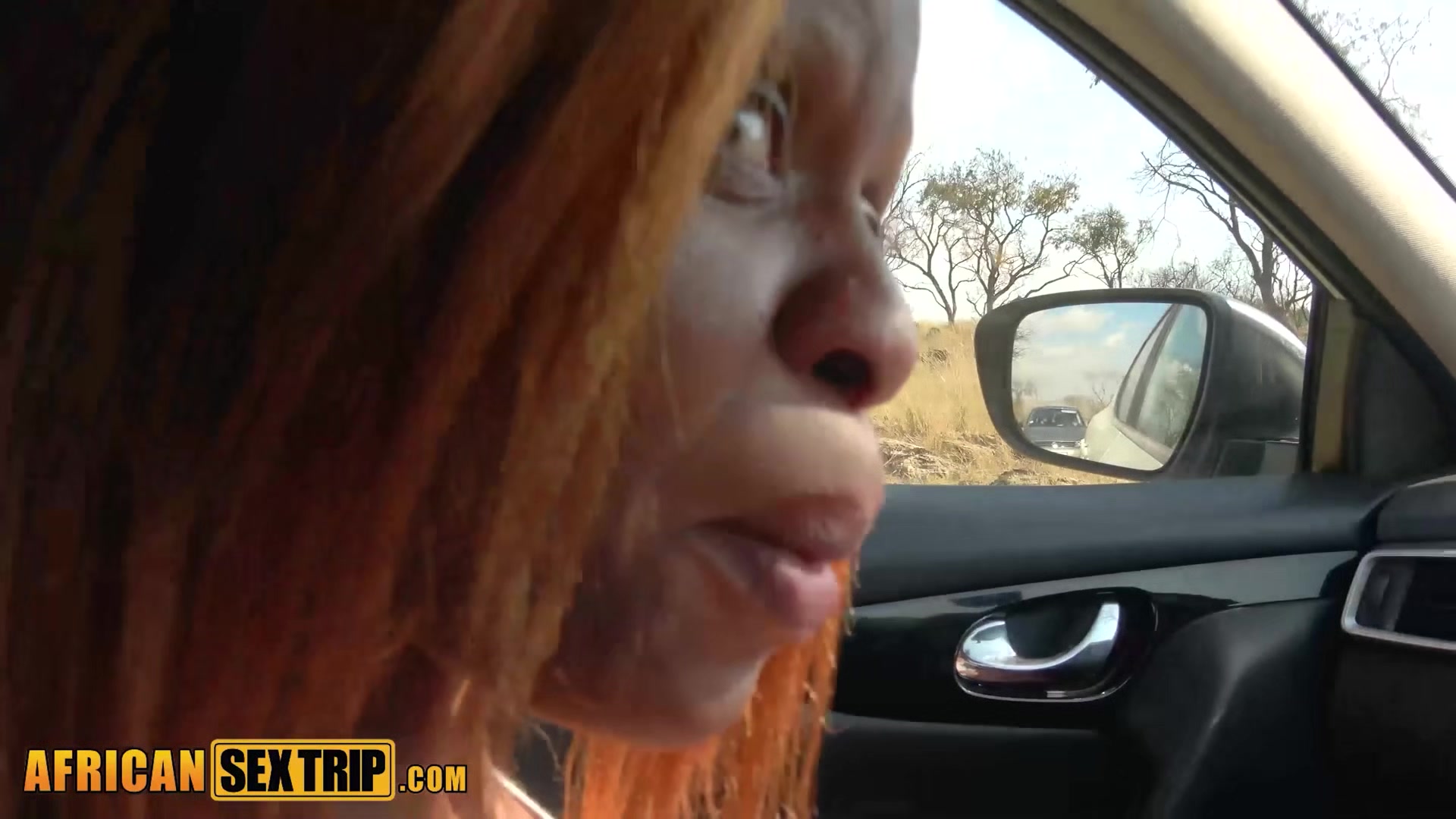 African Sex Trip - Ebony GF Goes From Safari Suck To Hotel Ass Fucked