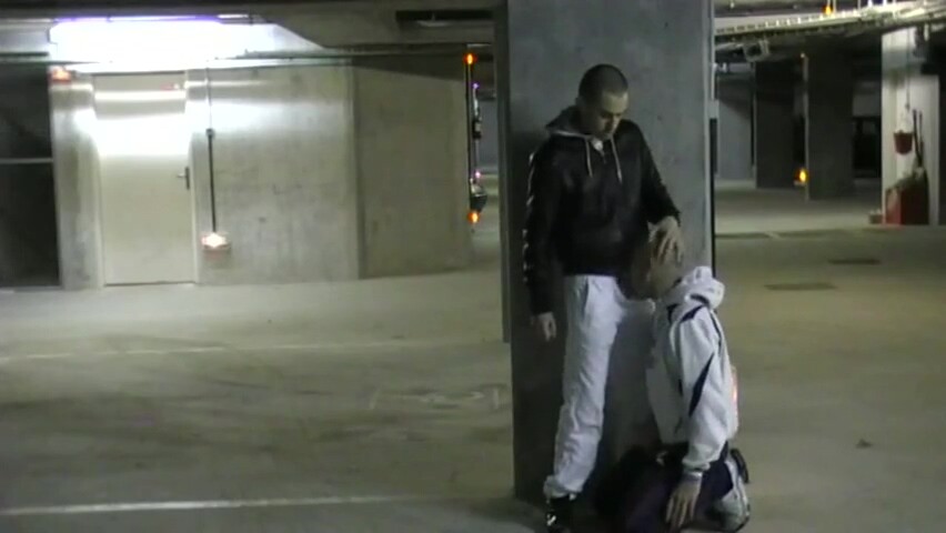 French scally sucking master cock