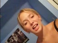Blonde teen 18+ striptease