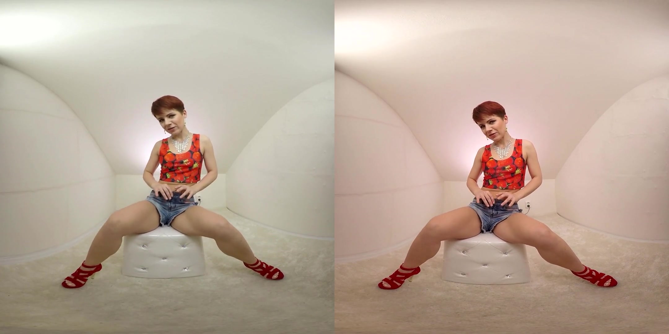 Sasha Zima in Petite Sasha Zima Toying - BravoModelsMedia