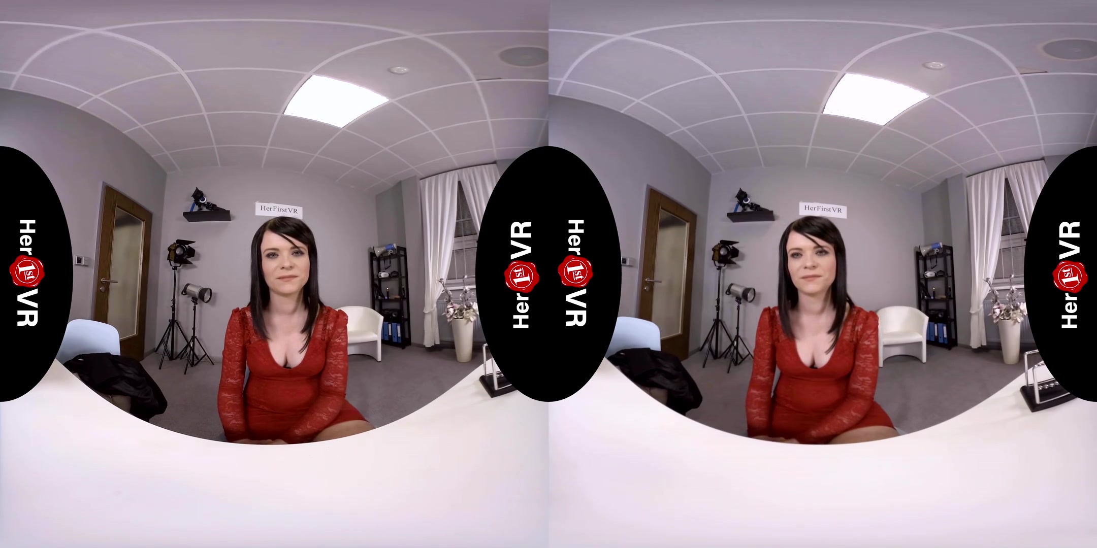 Lena King - First VR Casting - SexLikeReal
