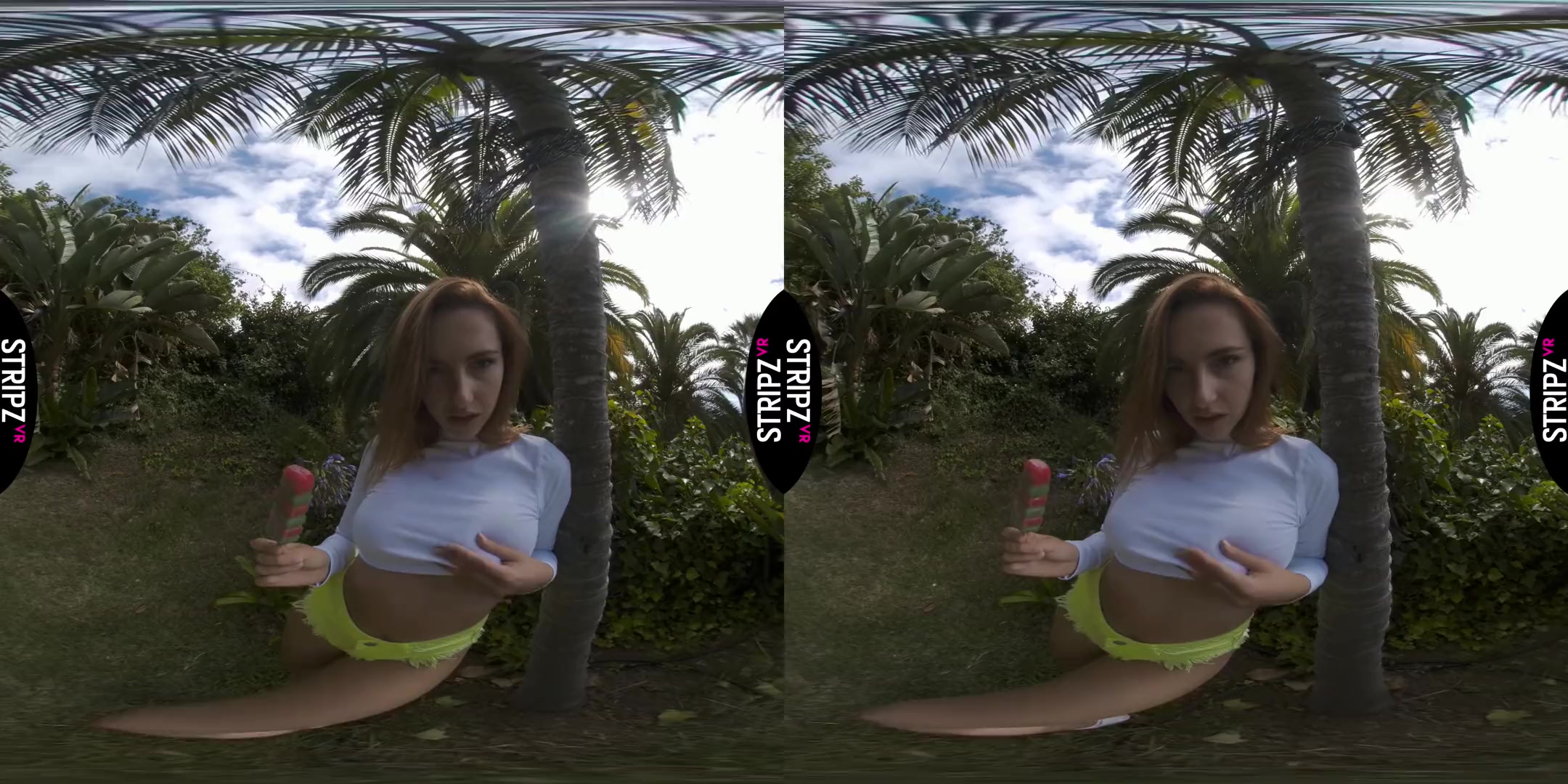 Lick Me Till Ice Cream! - Big Tits Beautiful Solo Striptease
