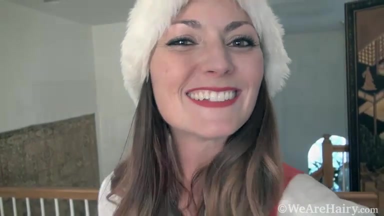 Ulrikke comes inside to strip naked on her couch - Compilation - WeAreHairy
