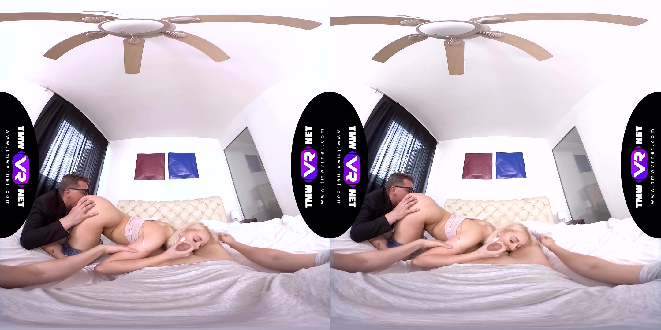 Sex Crime And Punishment In Hotel - Blonde Babe MFM Threesome POV