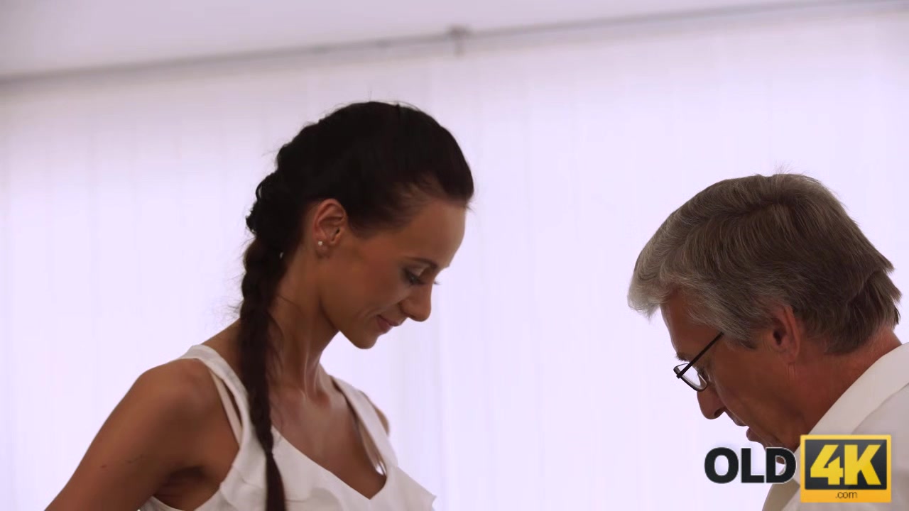 OLD4K. Hot sex is how old boss and his worker relax after workday