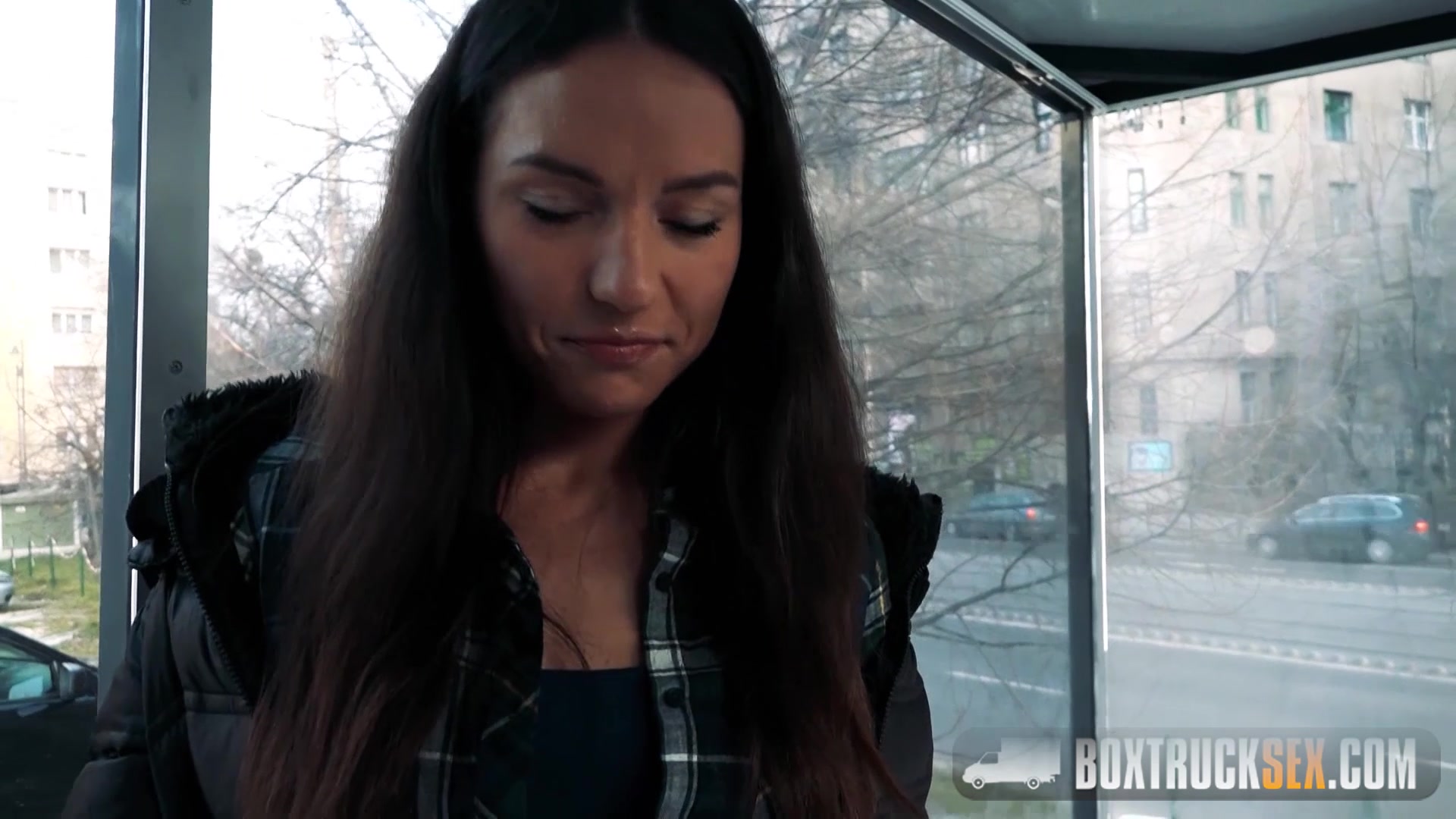 Hot Nataly Gold Gives a Handjob to a Stranger