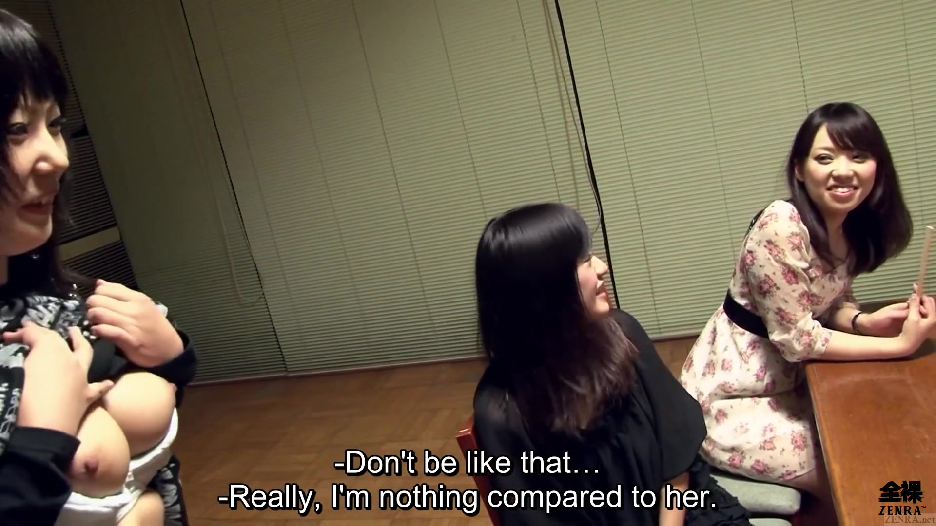 Real Japanese friends play truth or dare leading to sexy stripteases