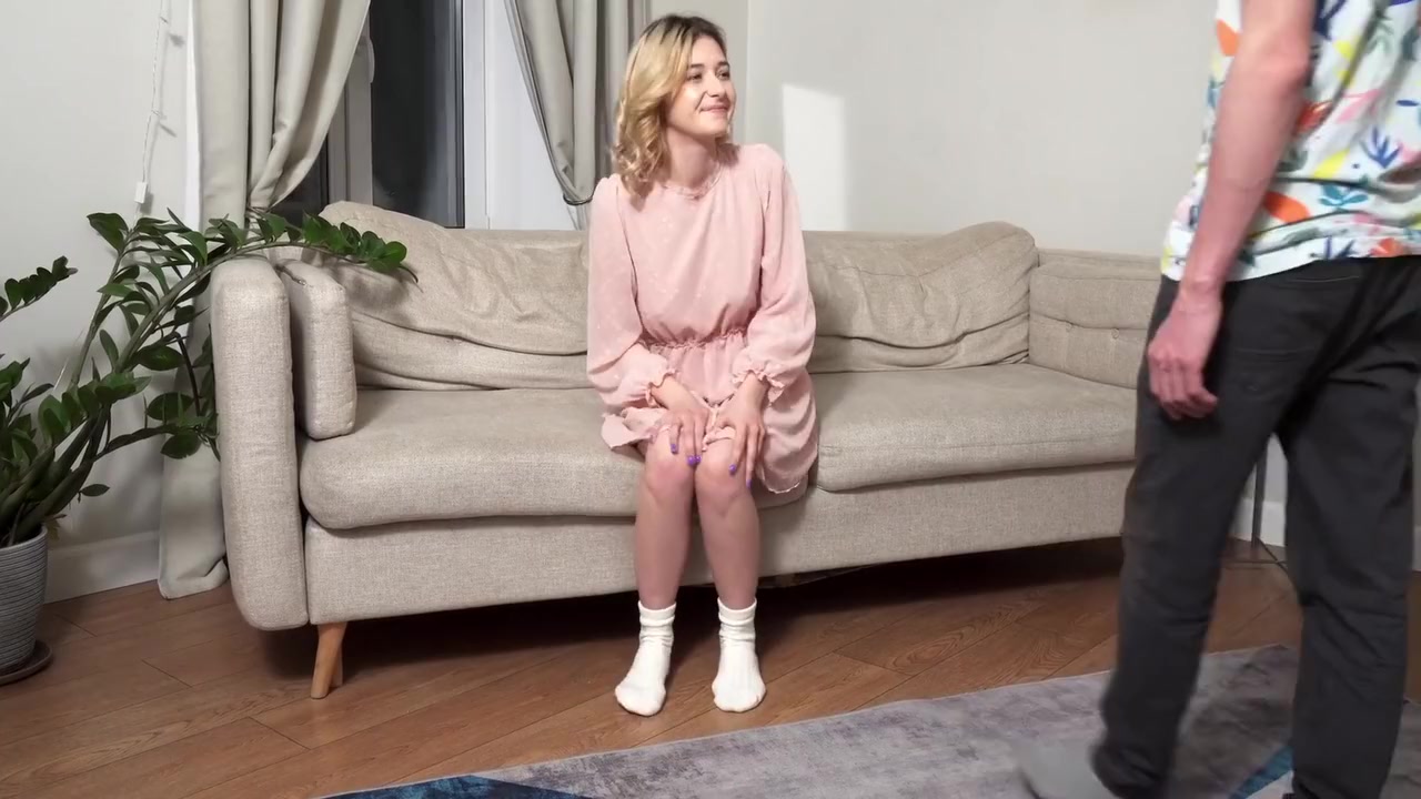 A Real Man Deflowers Lily On The Sofa - Lily Sofa