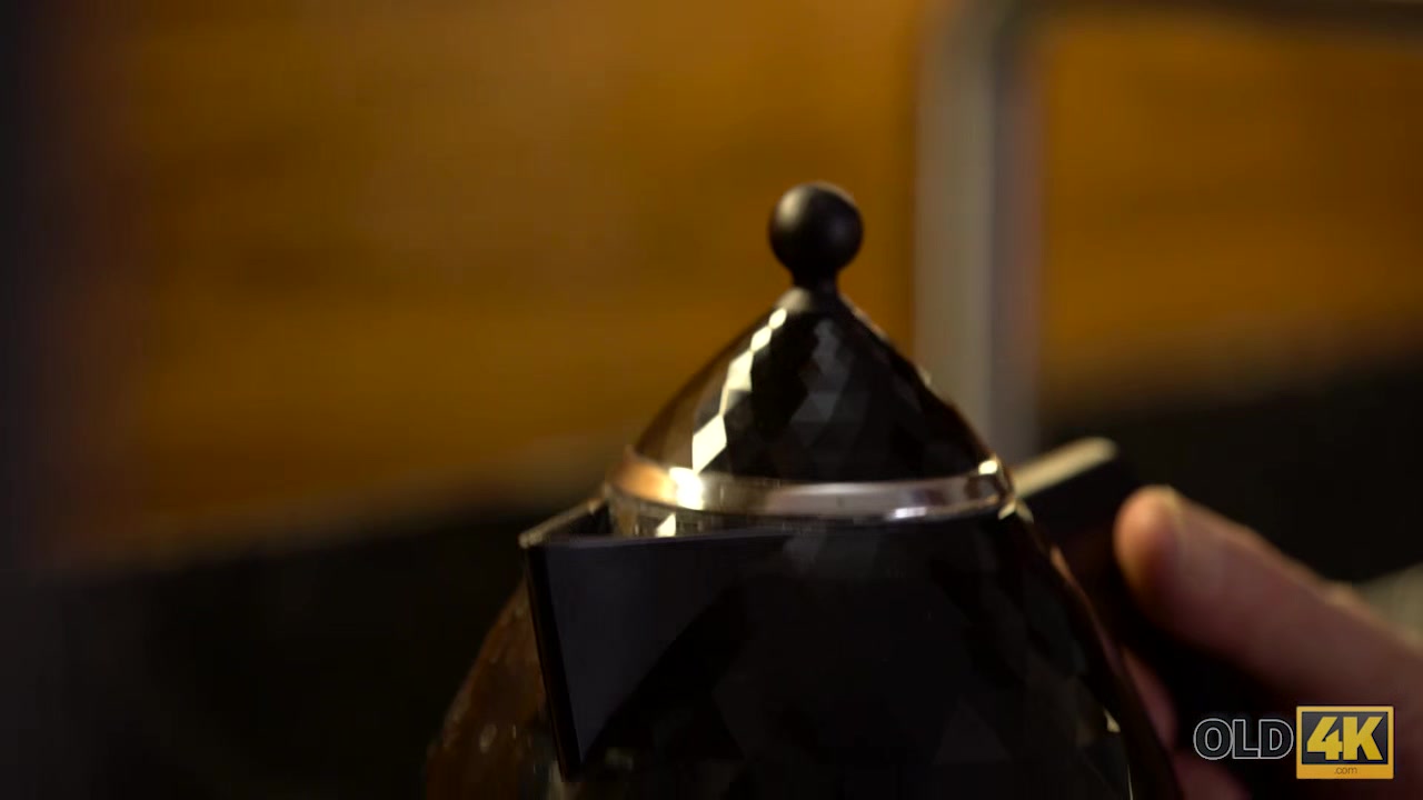 OLD4K. Old Step daddy fingers wife's twat to prepare it for upcoming sex