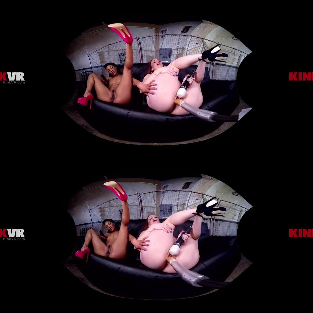 Nikki Darling & Bella Rossi in Two Girls One Fucking Machine! - KinkVR