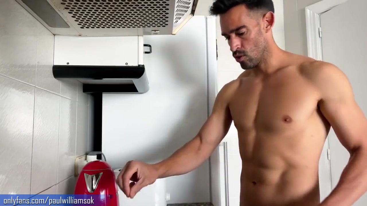 Cooking With A Perfect Body Latin Man