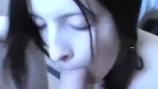 She sucking and waiting for juicy jizz on her face