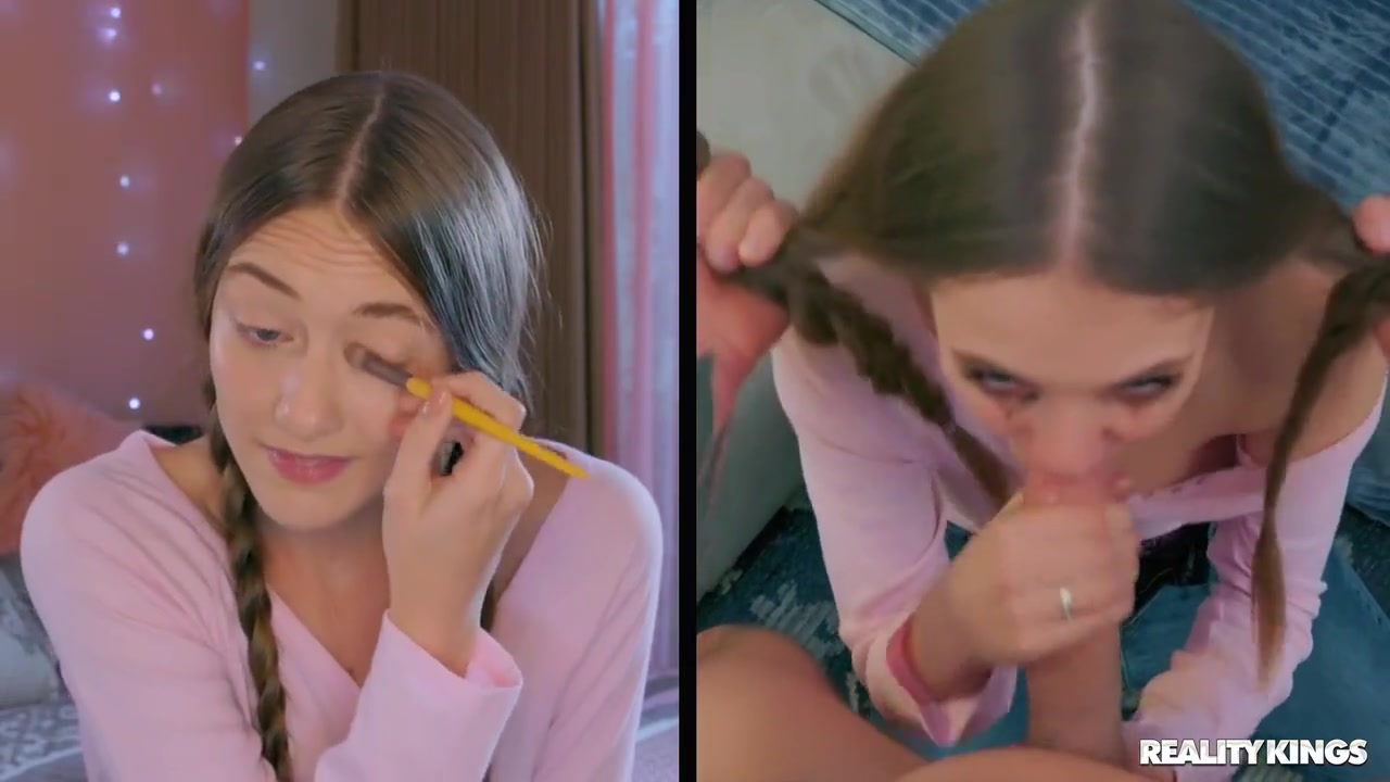 Samantha Hayes - Pigtailed Vlogger Facefucked Hard Multipov