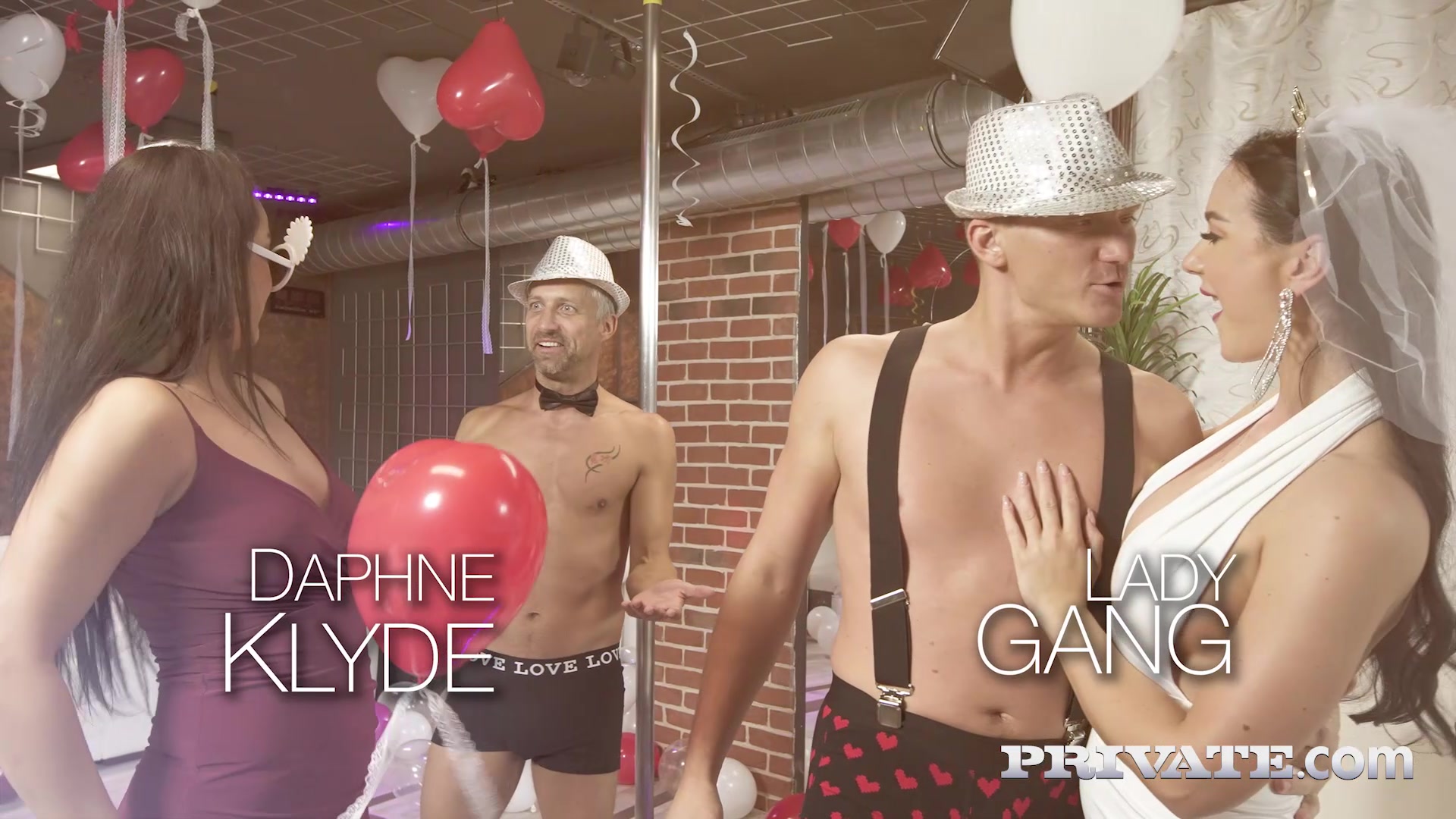 Lady Gang And Daphne Klyde, Bachelorette Party With Dp And Squirting