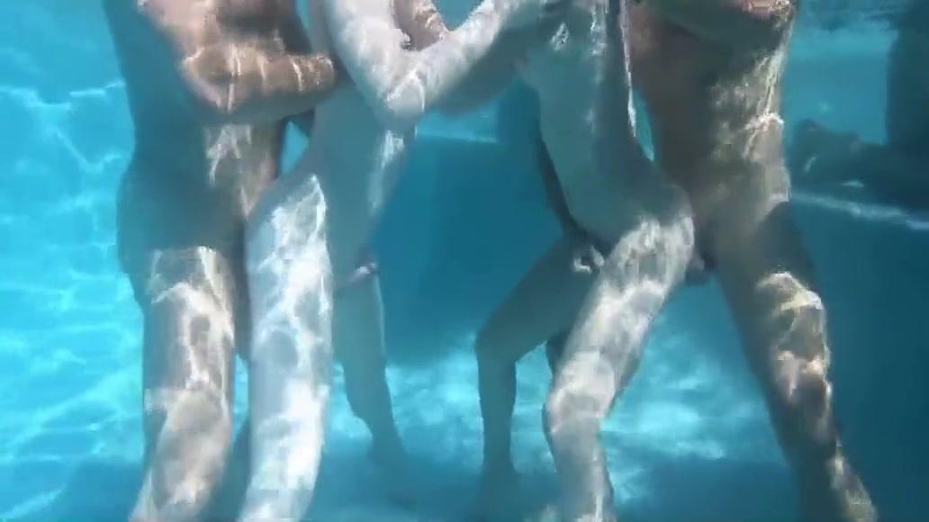 Aubrey Kate, Dante Colle And Mason Lear - Pool Party Turns Into Wild Shemale Orgy