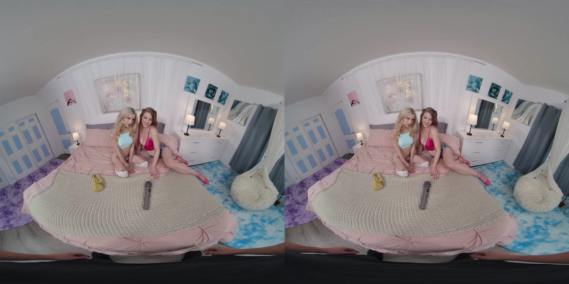 Threesome with Octavia Red and Emma Rosie