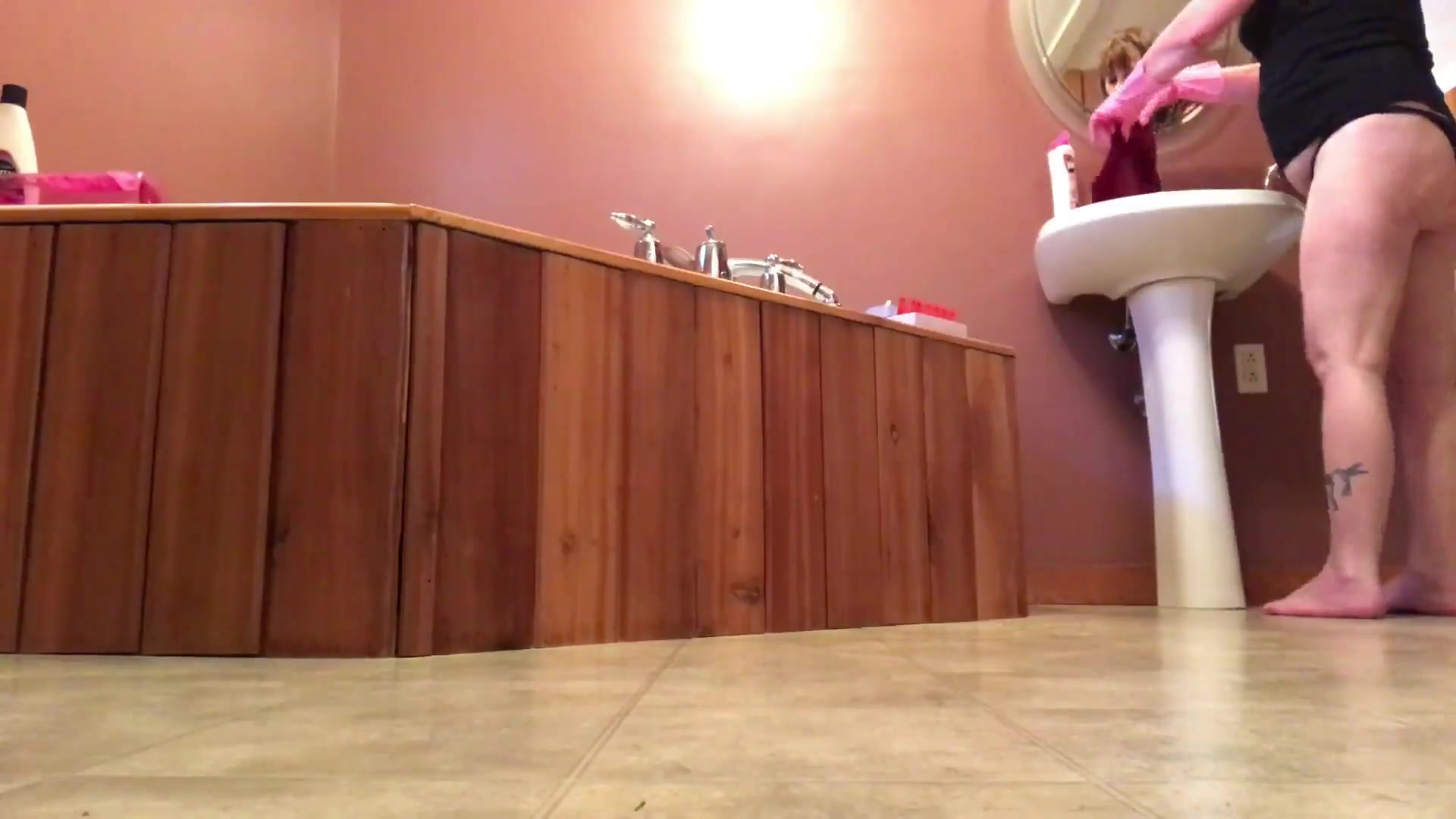 Cleaning With My Pink Rubber Gloves - TacAmateurs