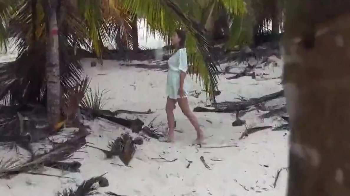 Heisser Blow Job Am Strand